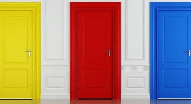 Dale un nuevo toque a tu casa, pinta las puertas